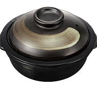 ヘルシー土鍋(黒)