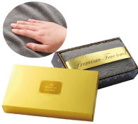 プレミアムフェイスタオル（ダークグレー）