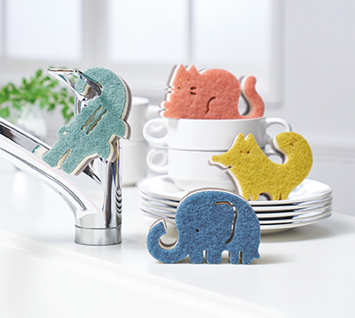ぶらりんアニマルキッチンスポンジ