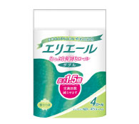 エリエール 長さ1.5倍トイレットティシュー4ロール（ダブル）
