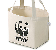WWF リサイクルキャンバスエコランチバッグ