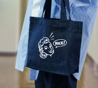 デニムミニトート