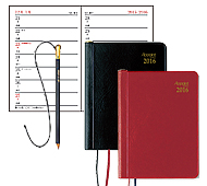 ポケット手帳 E1014（赤）E1018（黒） 鉛筆付