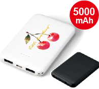 急速充電モバイルバッテリー5000mAh（薄型軽量）