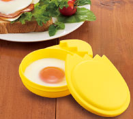 レンジで目玉焼き