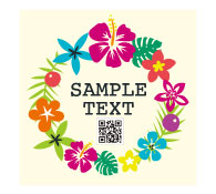 QRコード入りマイクロファイバークロス