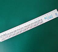 カレンダー付定規30cm(白)