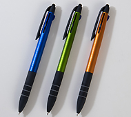 タッチペン付3色ボールペン
