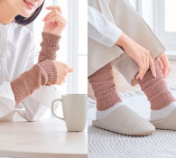 あったか手首足首ウォーマー