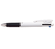 三菱鉛筆 クリフター3色ボールペン(白軸）
