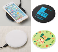 全面印刷できるワイヤレス充電器 ラウンド 10W