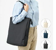 ノートPCが入れられるファスナートート