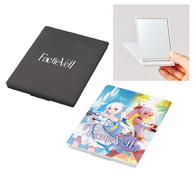 全面印刷できるマットスクエアミラー（S）