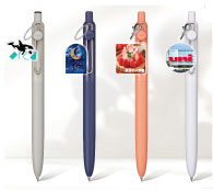 三菱鉛筆 ユニボール ゼント オリジナルアクリルチャーム