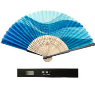 和柄扇子  流水