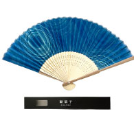 和柄扇子 うず潮
